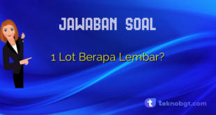 1 Lot Berapa Lembar?
