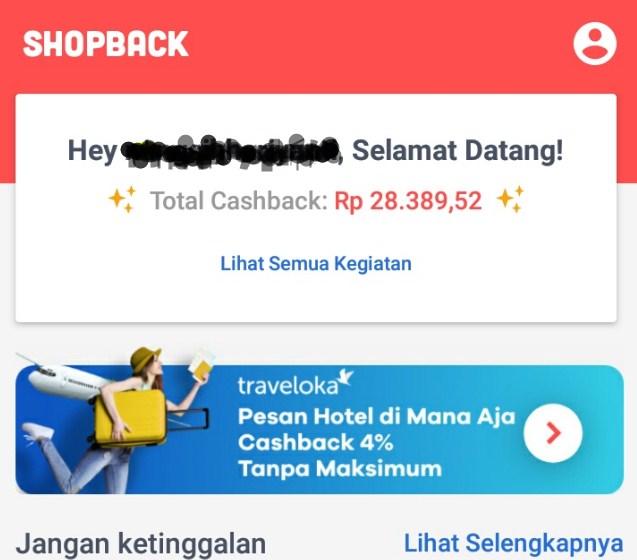 contoh cashback belanja online shopback