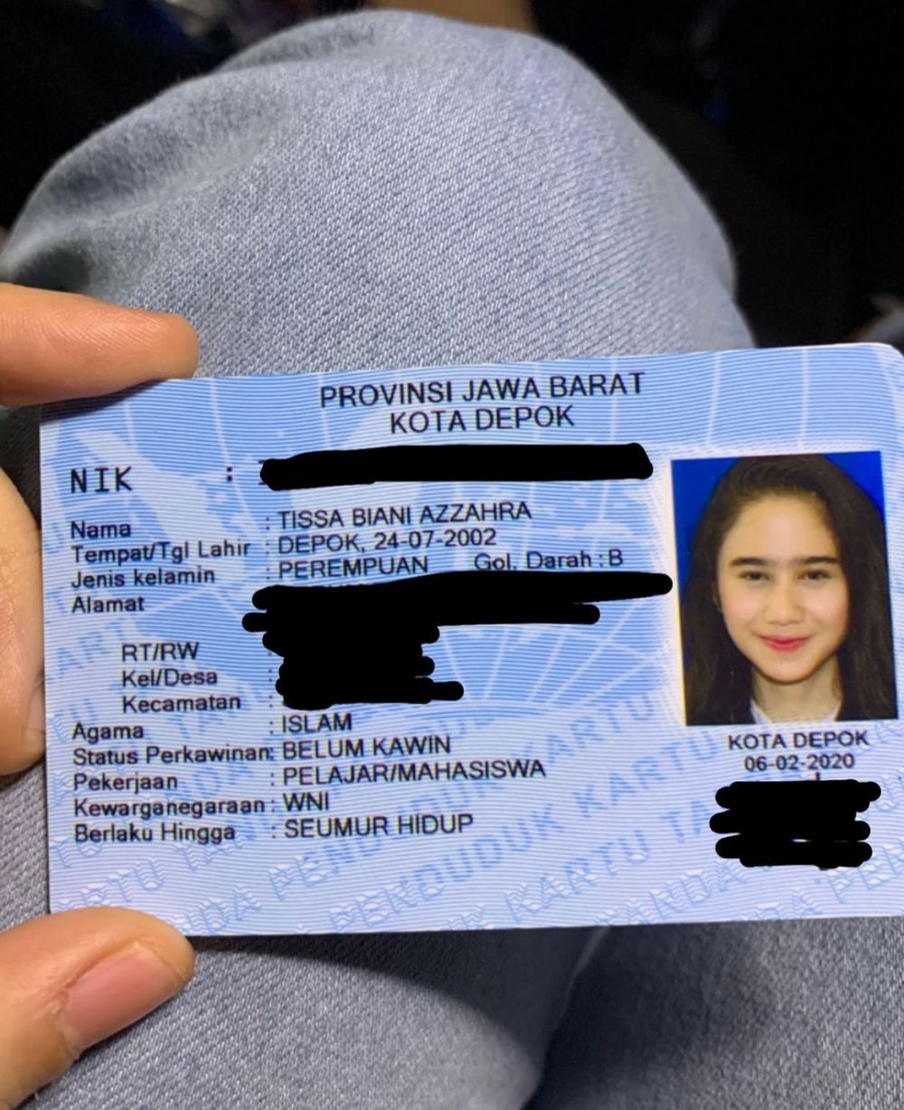 foto ktp tissa biani