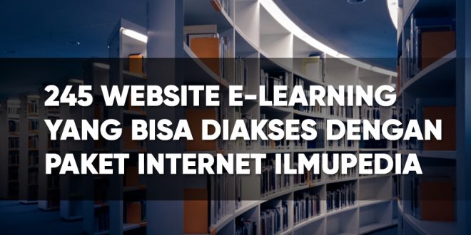 245 website elearning universitas untuk paket ilmupedia