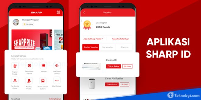 Aplikasi SHARP ID Untuk daftar garansi produk
