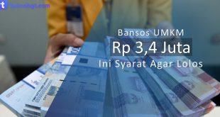 Bansos Modal Usaha Rp3,5 Juta Tetap Dicairkan Kemensos, Ini Syarat Agar Lolos