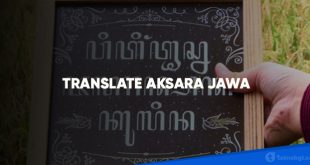 CARA TRANSLATE AKSARA JAWA ONLINE
