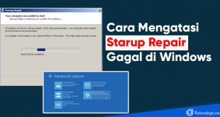 Cara Mengatasi Starup Repair Gagal Pada Windows