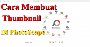 Cara membuat Thumbnail youtube dengan photoscape