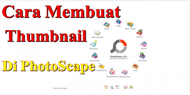 Cara membuat Thumbnail youtube dengan photoscape