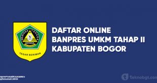 Daftar Online Banpres UMKM Bogor