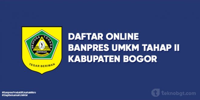 Daftar Online Banpres UMKM Bogor