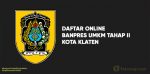 Daftar Online Banpres UMKM Tahap II Klaten