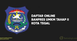 Daftar Online Banpres UMKM Tahap II kota tegal