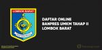 Daftar Online Banpres UMKM Tahap II lombok barat