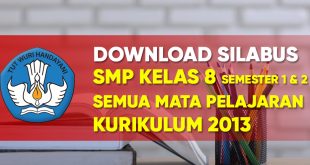 Download silabus smp kelas 8 kurikulum 2013