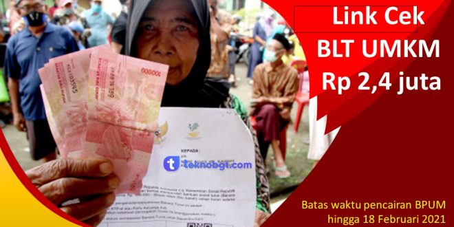 Link Cek BLT UMKM Rp 2,4 juta