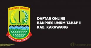 Link Daftar Online Banpres UMKM Tahap II karawang