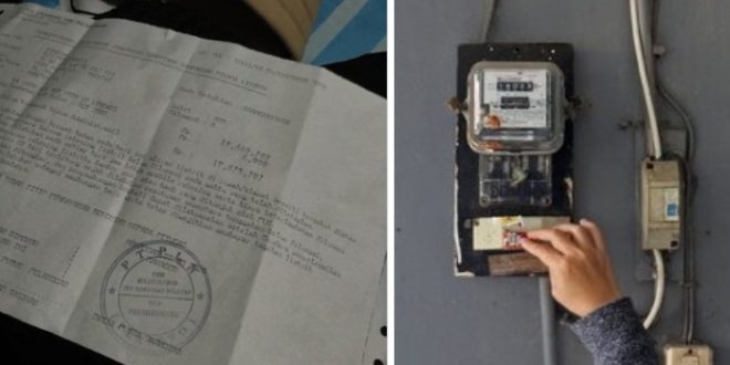 Tagihan Listrik 19 Juta