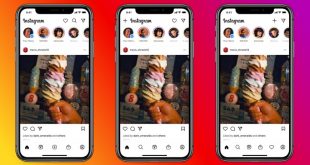 Tampilan baru desain layout instagram