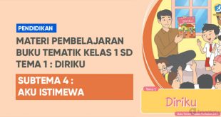 Tematik 1 Subtema 4 aku istimewa SD kelas 1