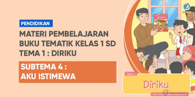 Tematik 1 Subtema 4 aku istimewa SD kelas 1