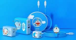aksesoris charger iphone 12 edisi doraemon dari anker