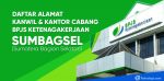 alamat dan no telp bpjsketenagakerjaan di sumatera
