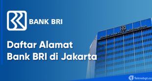 alamat kantor cabang Bank BRI di jakarta