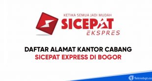 alamat sicepat express di bogor
