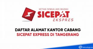 alamat sicepat express di tangerang