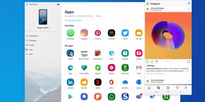 aplikasi android support di Windows 10