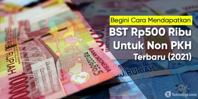 bansos tunai non pkh Rp 500 ribu