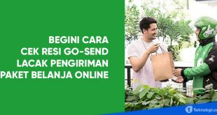 cara cek nomor resi gosend