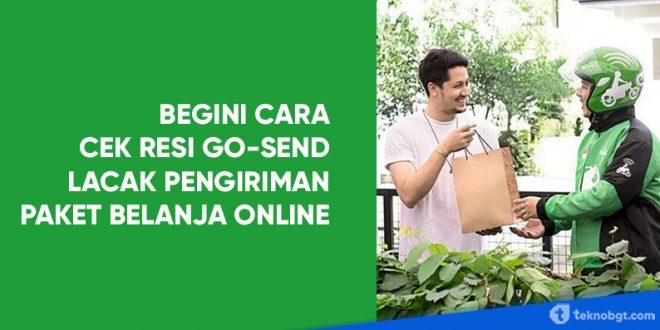 cara cek nomor resi gosend