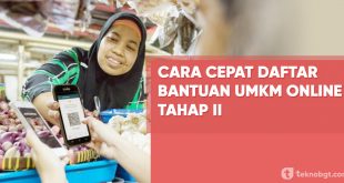 cara cepat daftar bantuan umkm online tahap 2