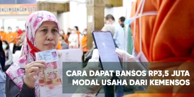 cara dapat bansos modal usaha kemensos 2