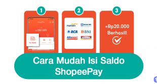 cara isi saldo shopeepay