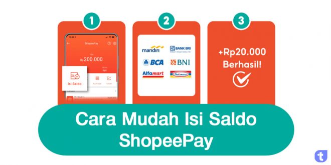 cara isi saldo shopeepay