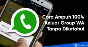 cara keluar grup wa tanpa diketahui admin dan anggota