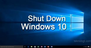 cara mematikan laptop asus windows 10