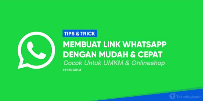 cara membuat link whatsapp untuk onlineshop