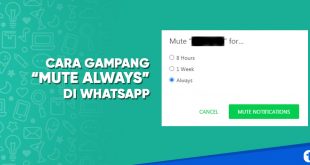 cara mute always di whatsapp