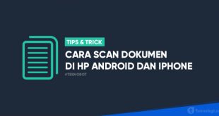 cara scan dokumen dan foto di Hp Android iPhone ke PDF