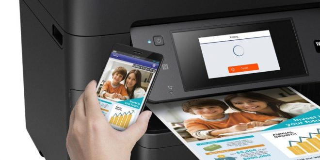 cara setting wifi direct printer