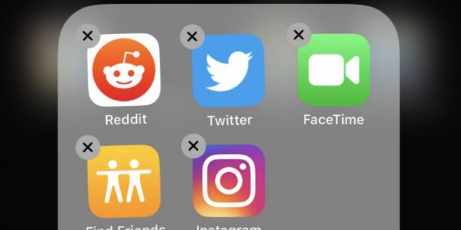 cara uninstal aplikasi di iphone