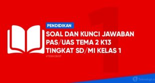 contoh soal tematik 2 kelas 1 SD semester ganjil k13