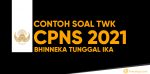 contoh soal twk cpns 2021 bhinneka tunggal ika