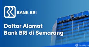 daftar alamat KC KCP Bank BRI di Semarang