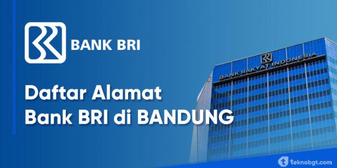 daftar alamat bank bri di bandung