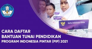 daftar bantuan pip 2021