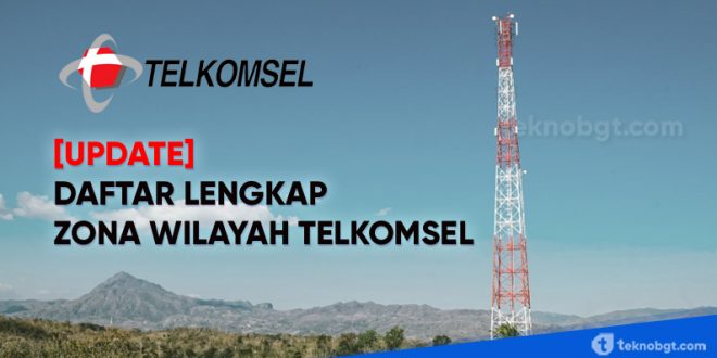 daftar lengkap zona wilayah telkomsel