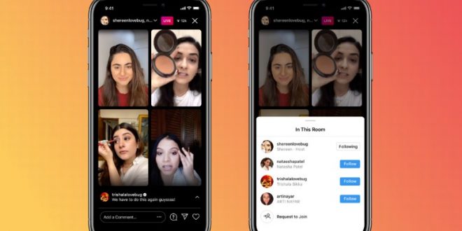 fitur baru live rooms instagram