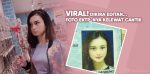 foto ktp cantik dikira editan